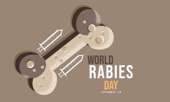 World Rabies Day. background, banner, card, poster, template. illustration. vector