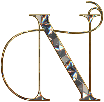 Diamond shiny alphabet png