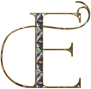 Diamond shiny alphabet png