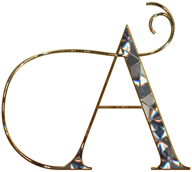 Diamond shiny alphabet png