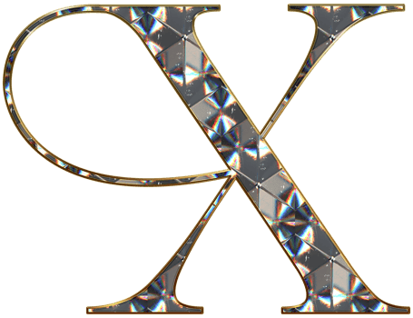 Diamond shiny alphabet png