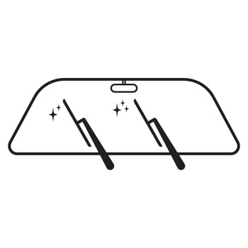 Windscreen wiper design vector