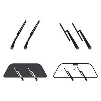 Windscreen wiper design vector