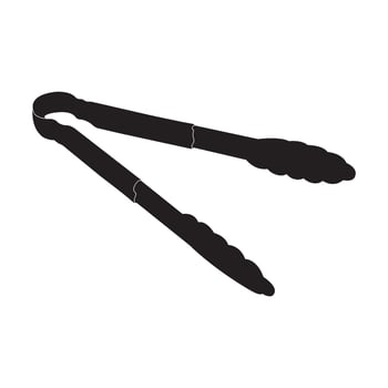 food tongs icon design vector