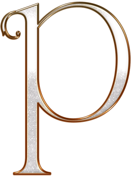 White glitter metallic alphabet png