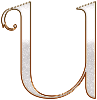 White glitter metallic alphabet png