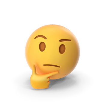 Thinking emoji face avatar png