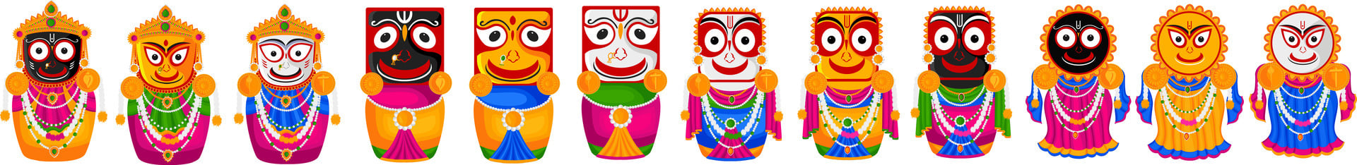 Jagannath Rath Yatra Social Media Poster, Banner, Web Banner , Print Design vector
