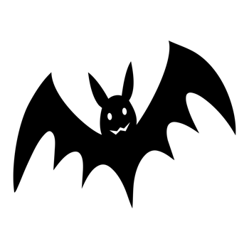 Bat illustration on transparent background. png