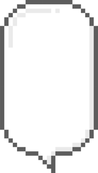 8bit retro game pixel speech bubble balloon icon sticker memo keyword planner text box banner png