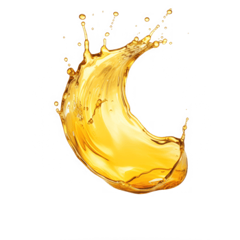 a splash of yellow liquid on a transparent background png