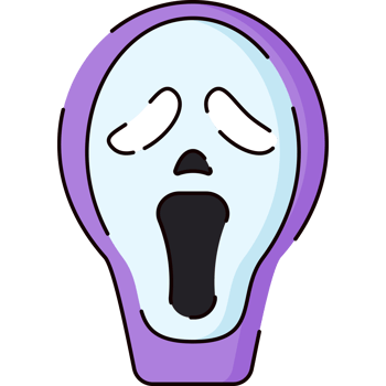 Scream Mask Illustration Isolated Transparent Background png