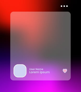 Social media frame isolated template. Colorful social media interface. vector