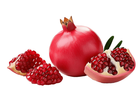 pomegranate isolated on transparent background. png