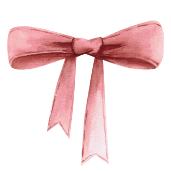 Decorative bow, in vintage style in watercolor illustration. Hand drawn drawing color in monochrome for illustration of Christmas cards, making frames and wreaths for Christmas. png