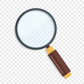 Transparent Magnifying Glass vector