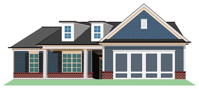 various pictures of modern houses vector