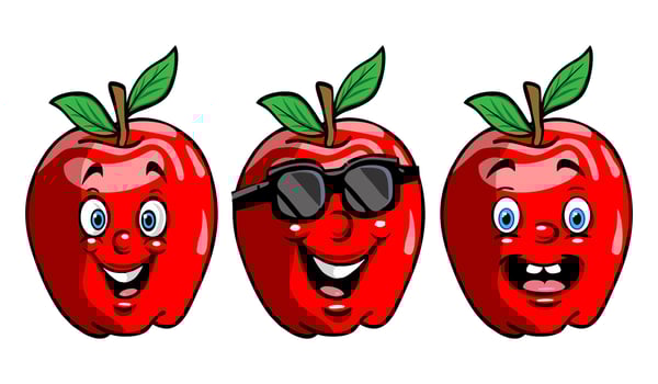 cartoon image of a fruit vector