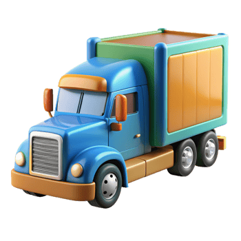 Semi Trailer Truck 3d Icon png