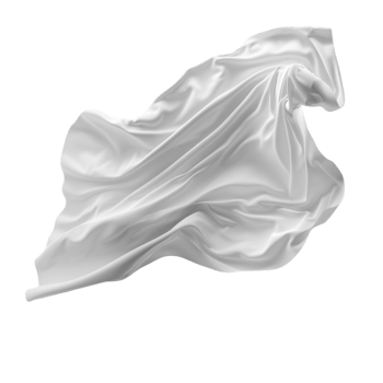 white flag on a transparent background Generative-AI png