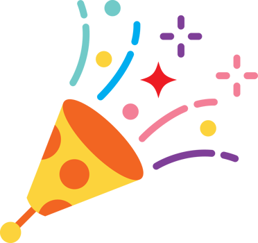 confetti flat color icon png