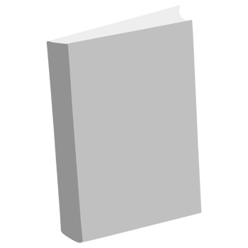 a blank book on a transparent background png