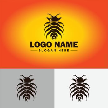 June bug bee logo icon for business brand app icon June bug Insect bee logo template vector