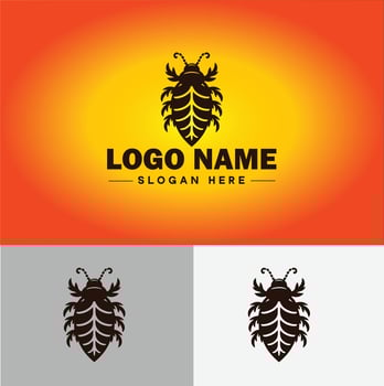 June bug bee logo icon for business brand app icon June bug Insect bee logo template vector