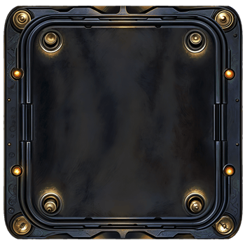 Hud UI steampunk frame png