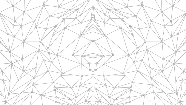 Abstract geometric pattern, white background, with triangles vector