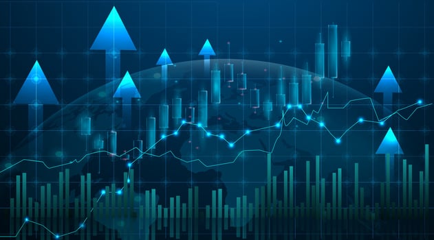 trading, stock, forex, crypto, investing, analysis, banner, background, backdrop, graph, chart, finance, growth, currency, exchange, bank vector