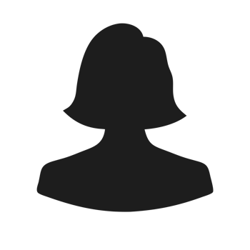short haired female silhouette png