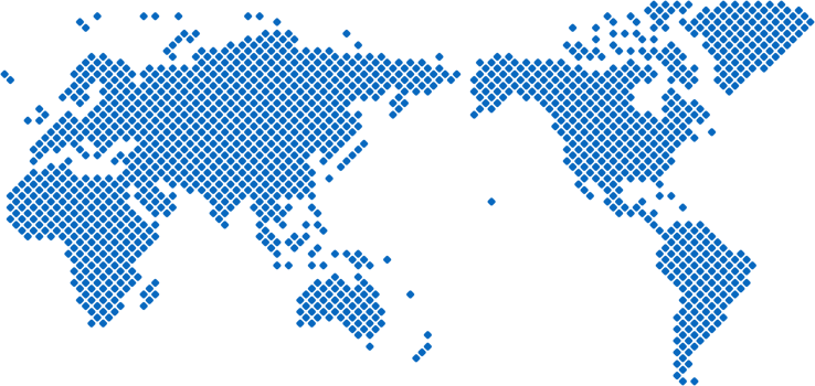 Round edge square shape world map. png