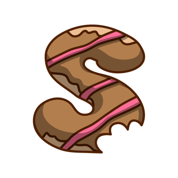 Sweet Cookie Alphabet png