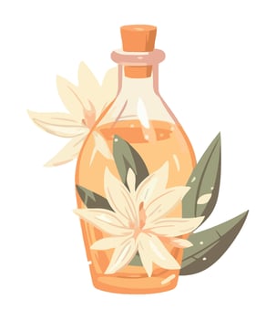 Fresh sunflower bouquet, nature's organic aromatherapy decoration icon vector
