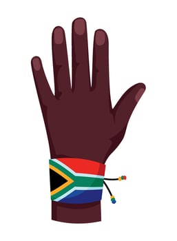 heritage day freedom isolated icon vector