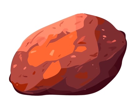 potato on white background icon isolated vector