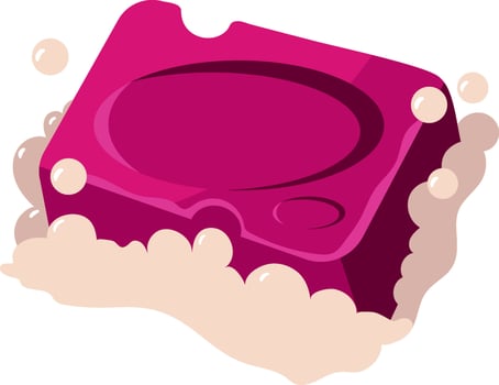 cleaning product soap bar illustration isolated vector