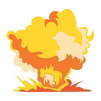 explosion effect energy illustration isolated vector