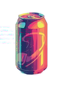 soda bottle icon on grunge backdrop icon isolated vector