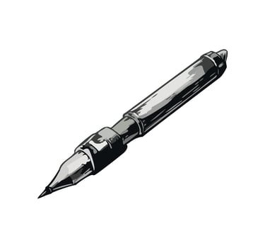 Creative of a pencil sketching education icon isolated vector