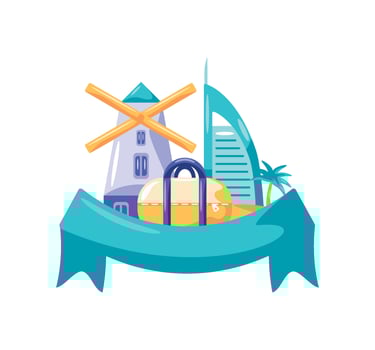 world tourism day recreation icon isolated vector
