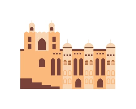 india traditional building monument illustration vector
