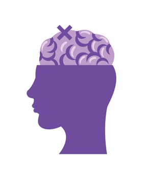 epilepsy day disease illustration isolated vector