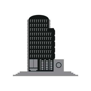 pakistan landmark habib bank plaza illustration vector