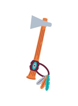 native american axe illustration isolated vector