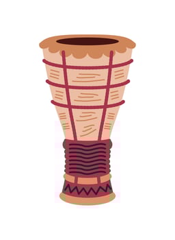 bata drum ethnic illustration design vector