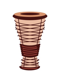 bata drum isolated illustration icon vector