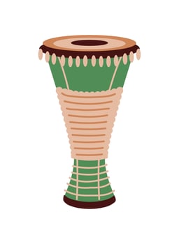 bata drum cultural illustration isolated vector