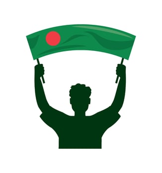 bangladesh independence day patriotic illustration vector